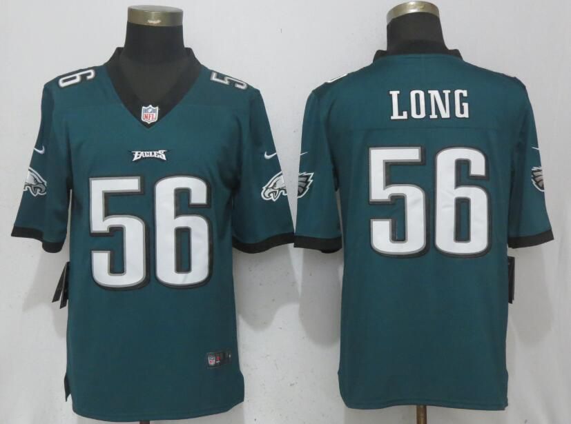 Men Philadelphia Eagles #56 Long Green Vapor Untouchable Nike Limited Player NFL Jerseys->women nfl jersey->Women Jersey